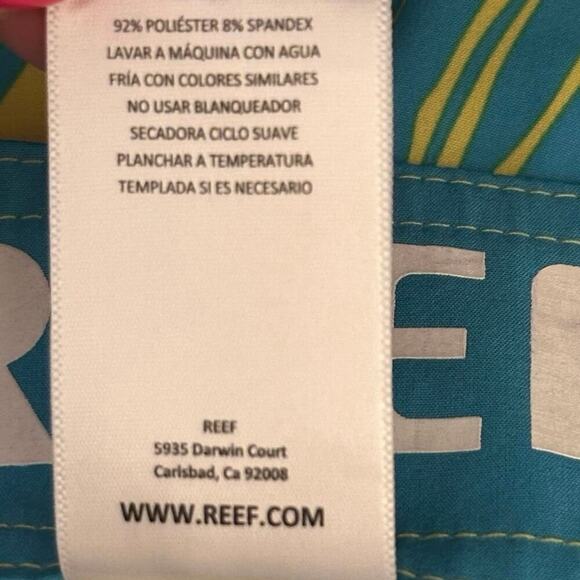 Reef Blue and Yellow Floral Board Shorts – Men’s Size 32 - Picture 5 of 6